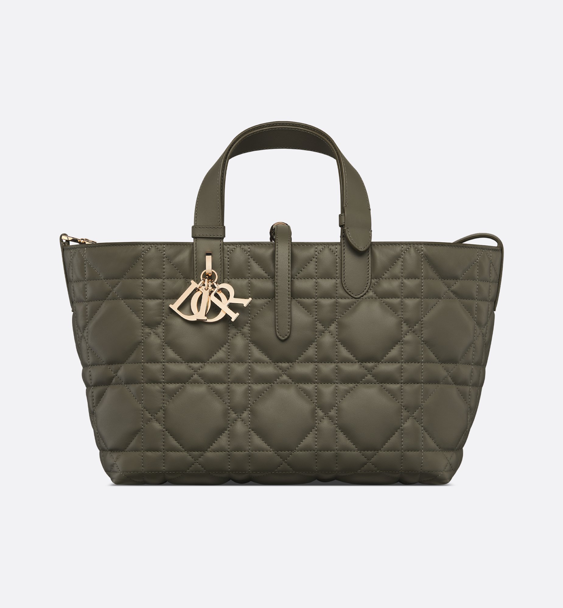 Dior Style Luco Tote 197 Olive detail 3