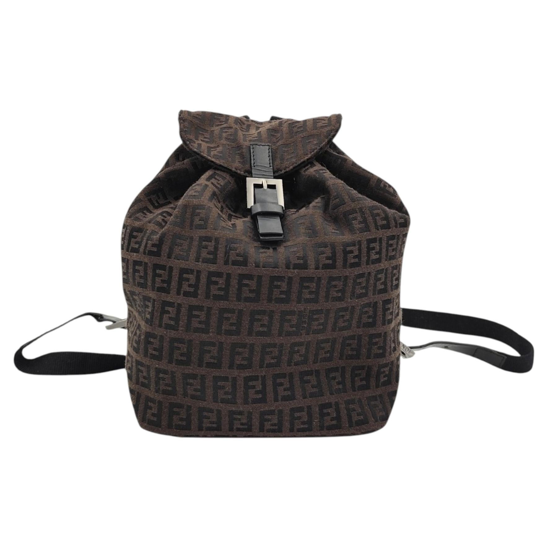 Fendi Style Andiamo 198 Brown Monogram detail 3