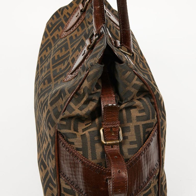 Fendi Style Andiamo 198 Brown Monogram detail 4