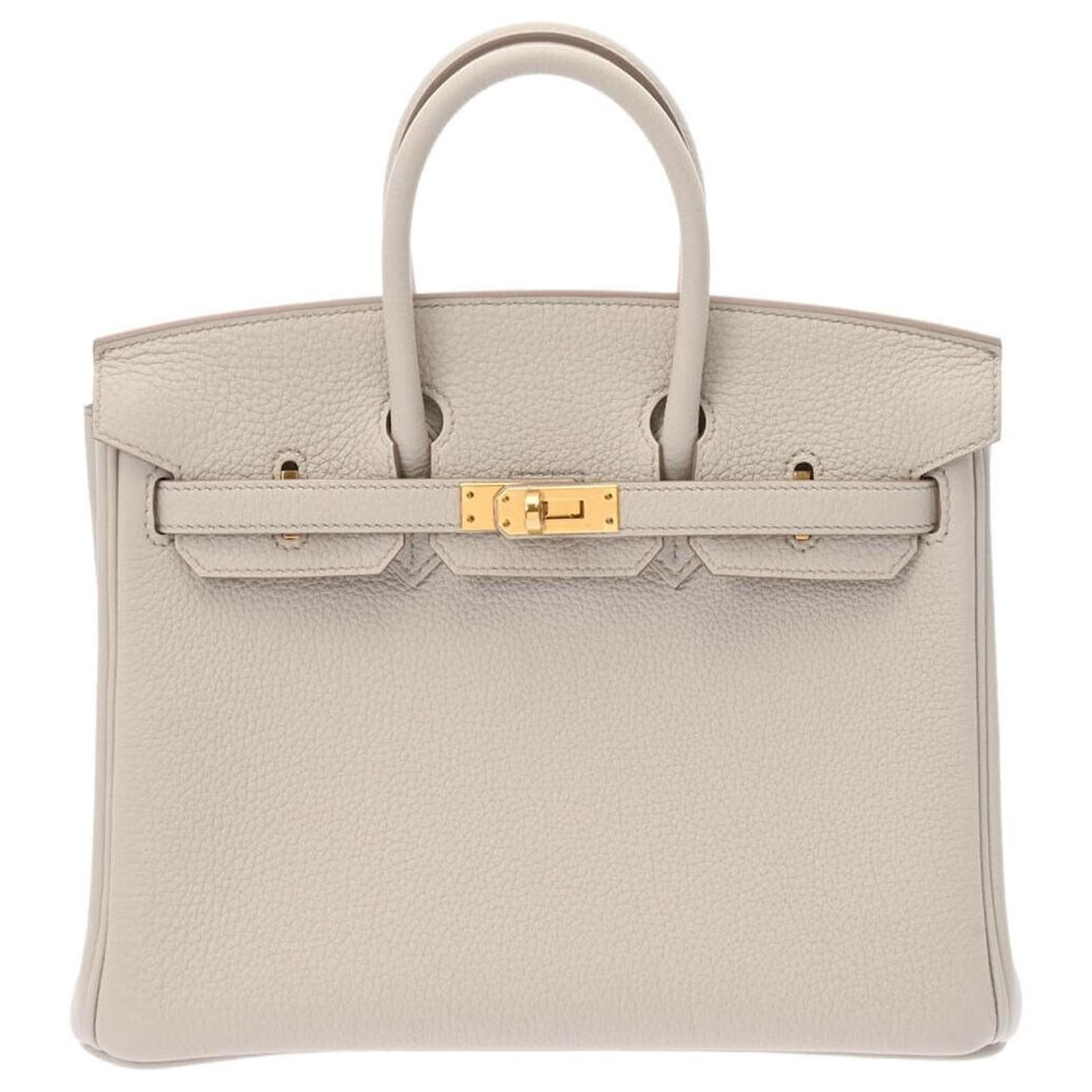 LV Style Birkin-Style 25 202 Beige detail 3