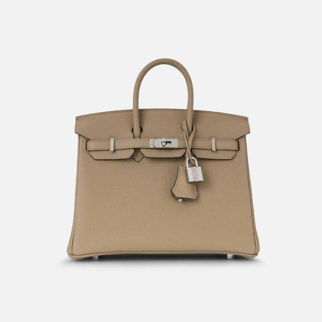 LV Style Birkin-Style 25 202 Beige detail 4