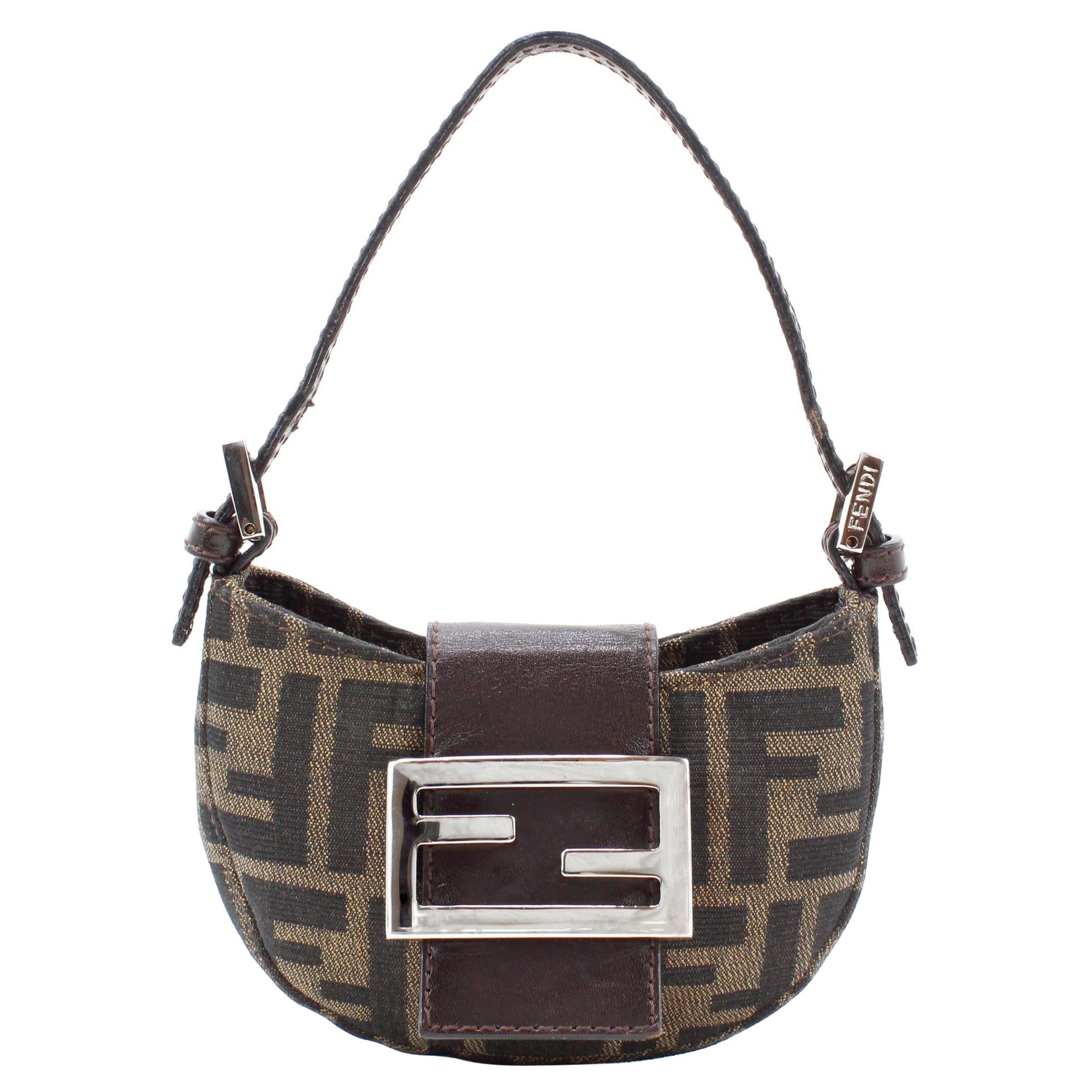 Fendi Style Baguette Zucca Brown Zucca detail 3