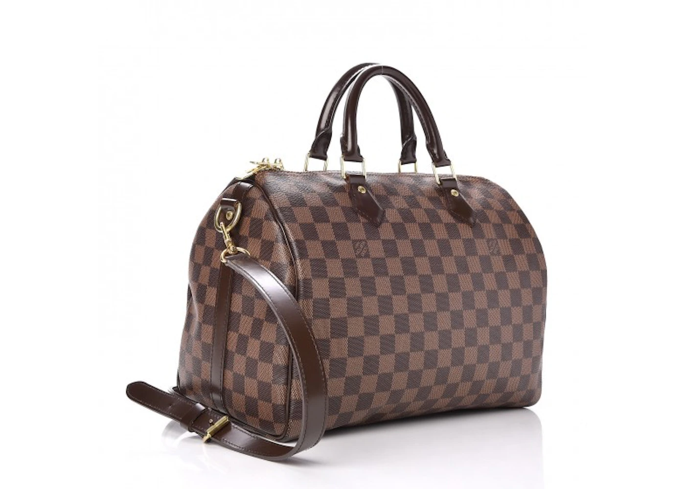Goyard Style Damier Speedy 224 Damier Ebene detail 4