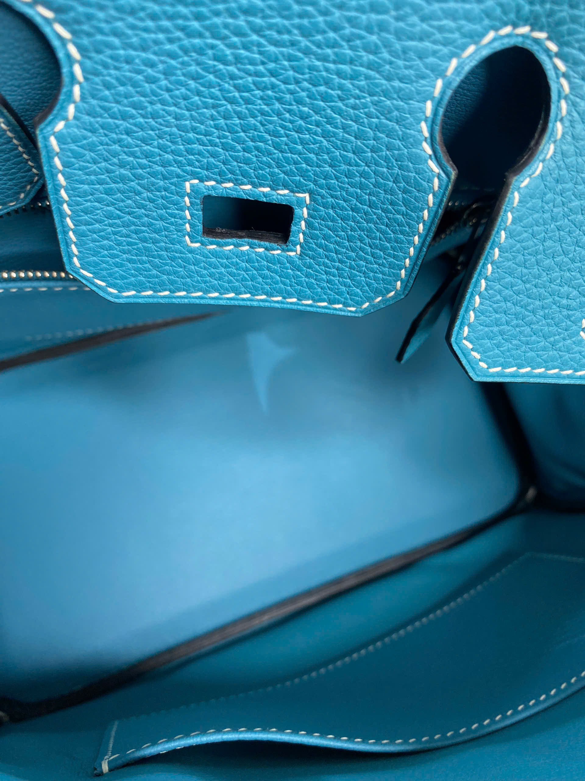 H Style Birkin-Style 25 235 Fondant detail 4