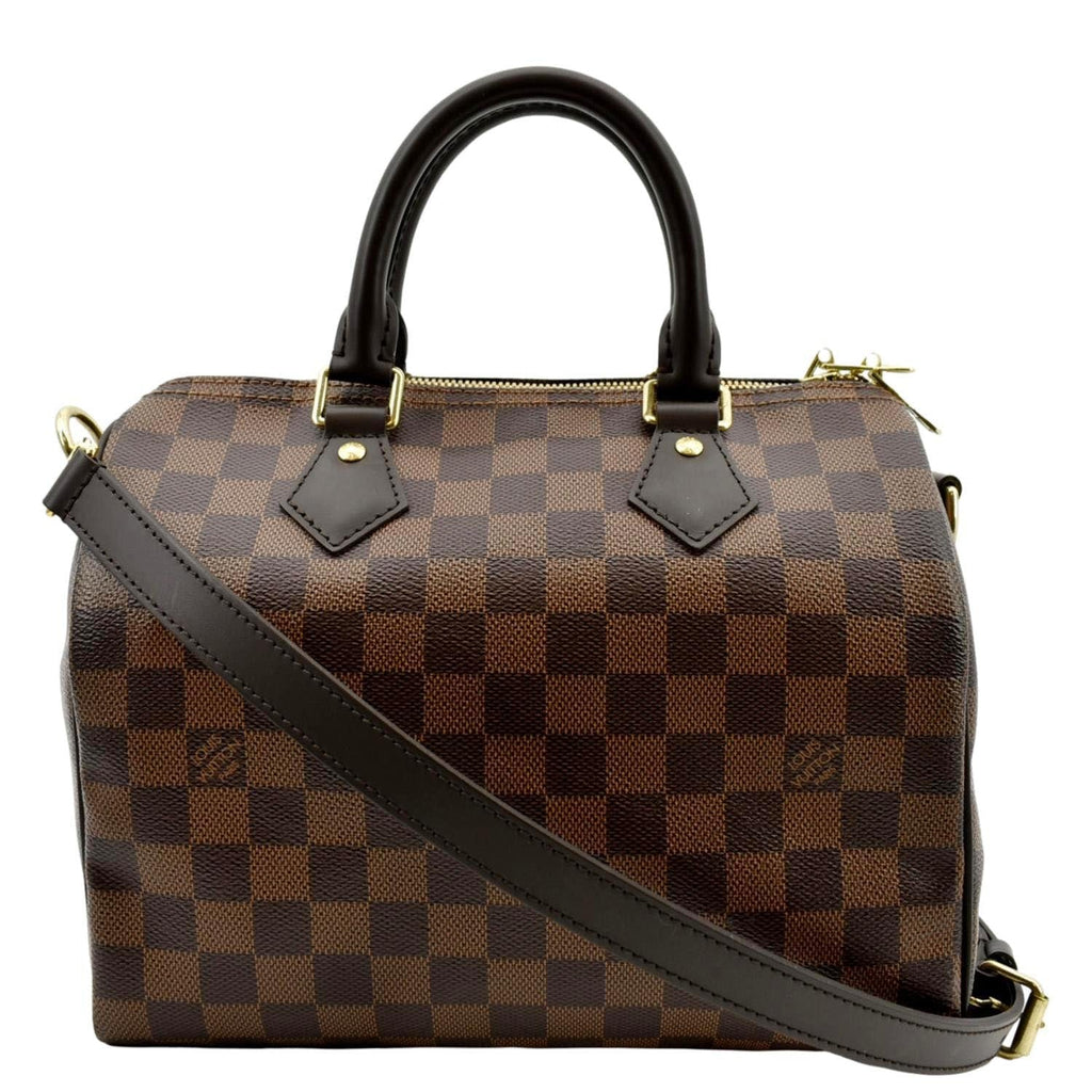 Balenciaga Style Damier Speedy 236 Brown Monogram detail 4