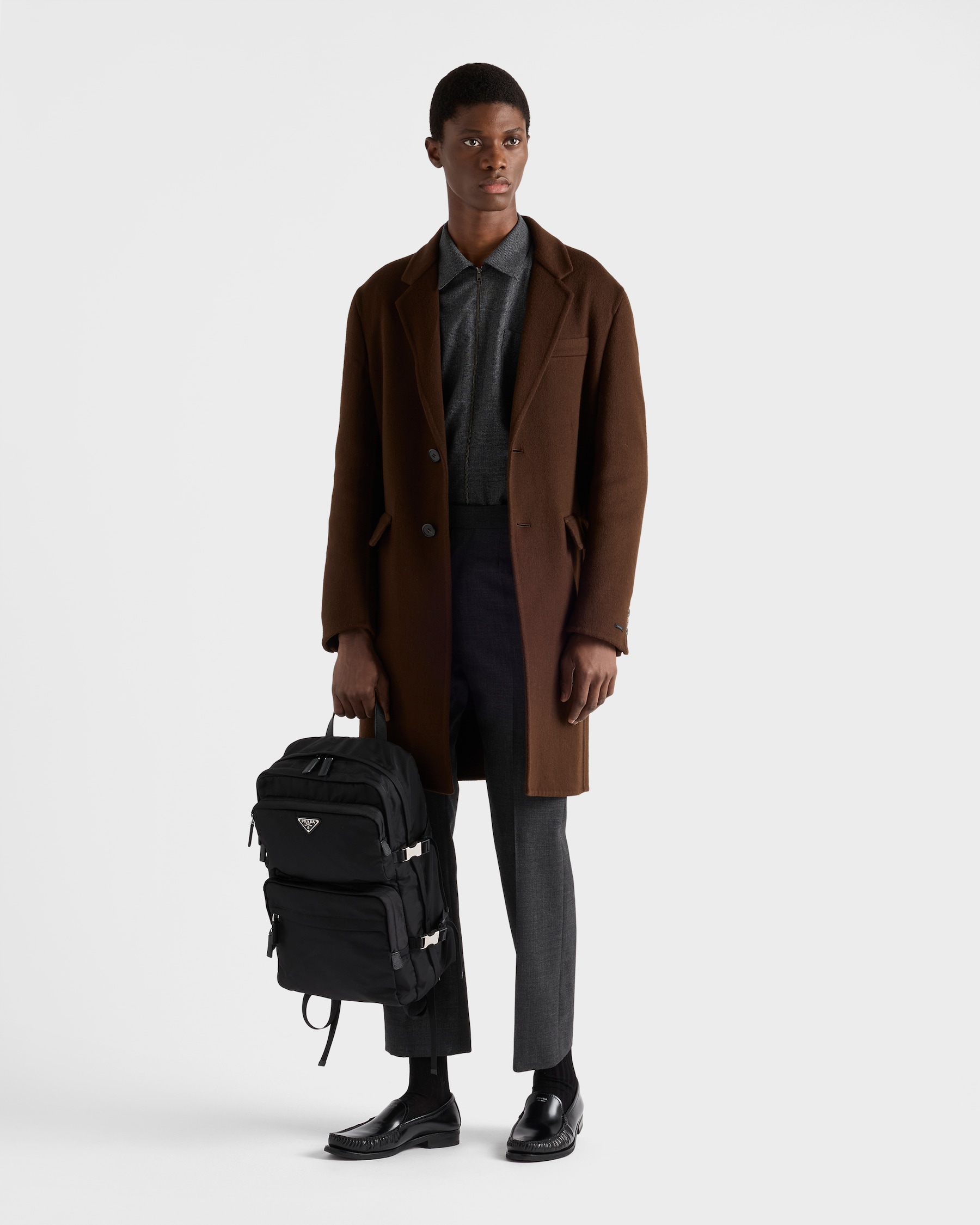 Prada Style Re-Nylon Backpack Nero detail 2