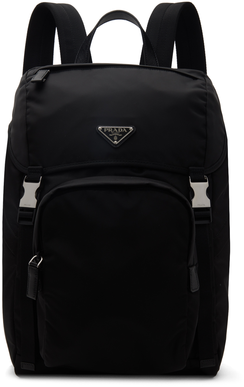 Prada Style Re-Nylon Backpack Nero detail 4