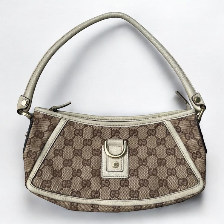 Gucci Style Baguette Reissue 240 Etoupe detail 4