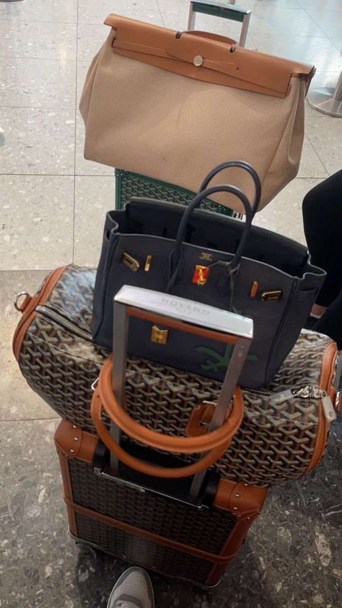 Goyard Style Birkin-Style 25 243 Damier Ebene detail 2