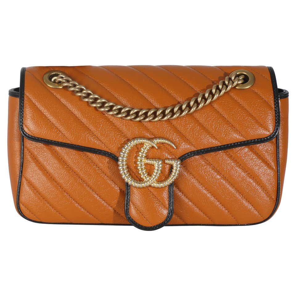 Fendi Style GG Marmont 245 Cognac detail 2