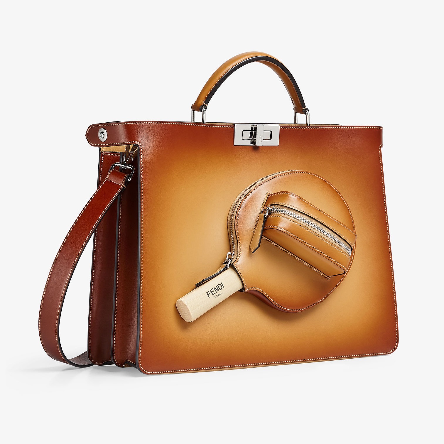 Fendi Style GG Marmont 245 Cognac detail 4