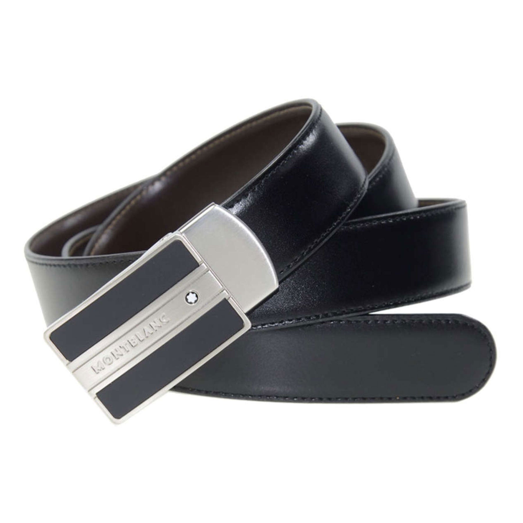 Montblanc Style Cassandre Belt 27 Reversible Black/Brown detail 2