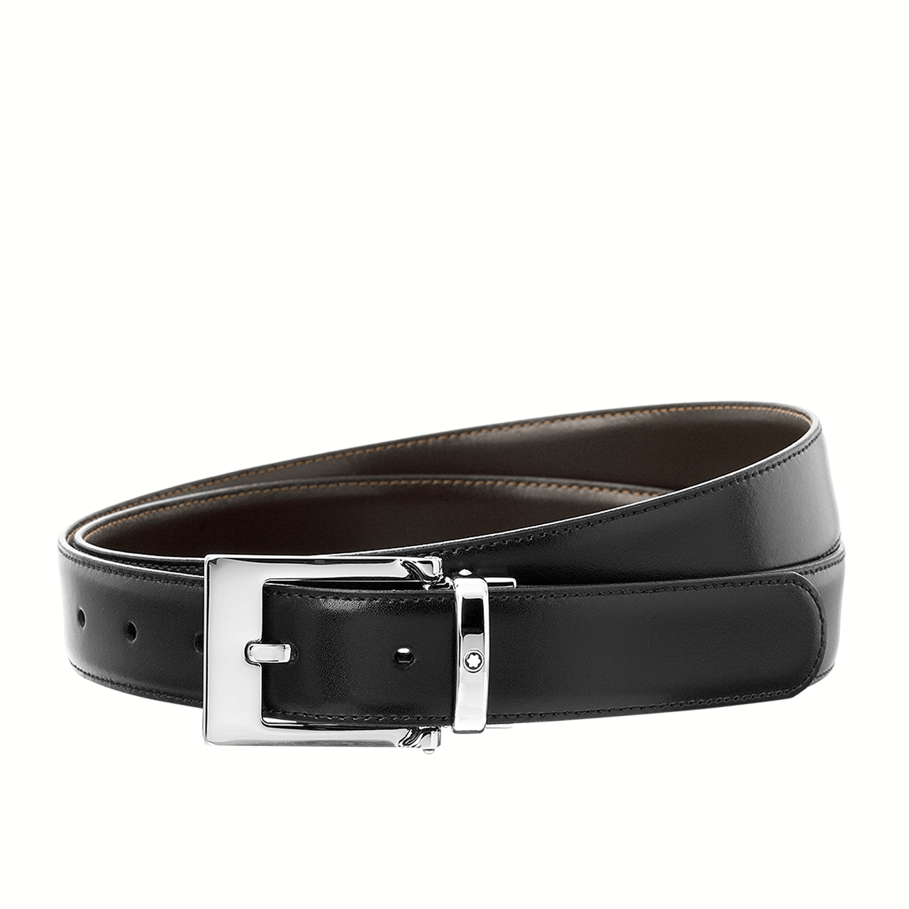 Montblanc Style Cassandre Belt 27 Reversible Black/Brown detail 3