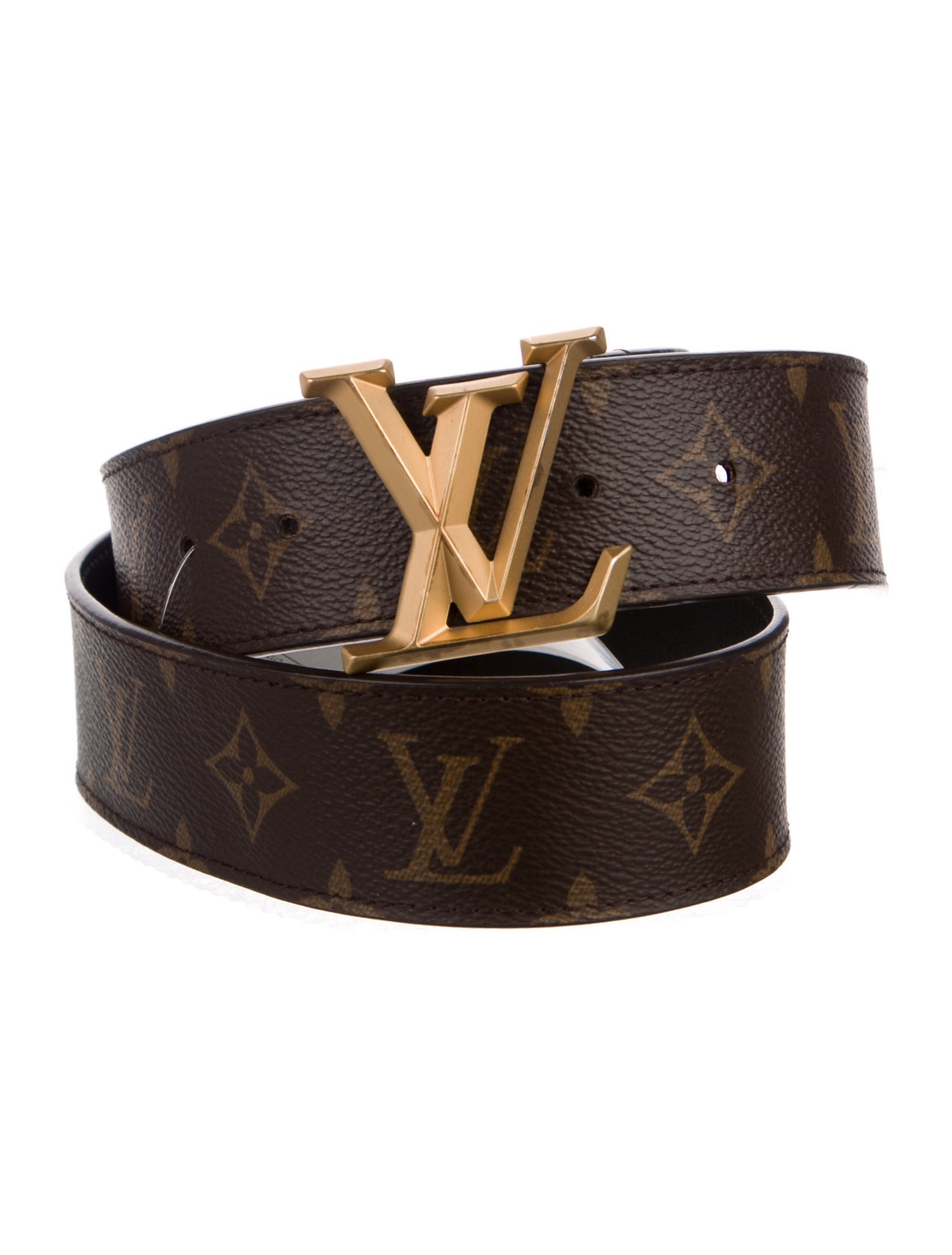 LV Style Chain Detail Belt 29 Brown detail 3