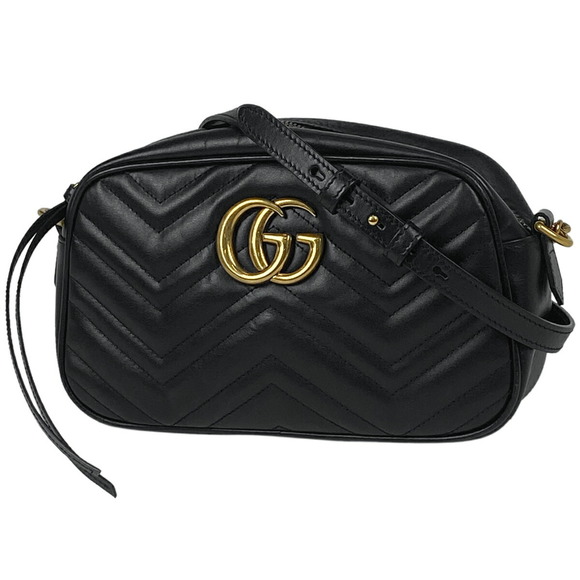 Gucci Style GG Marmont Double G Black detail 2