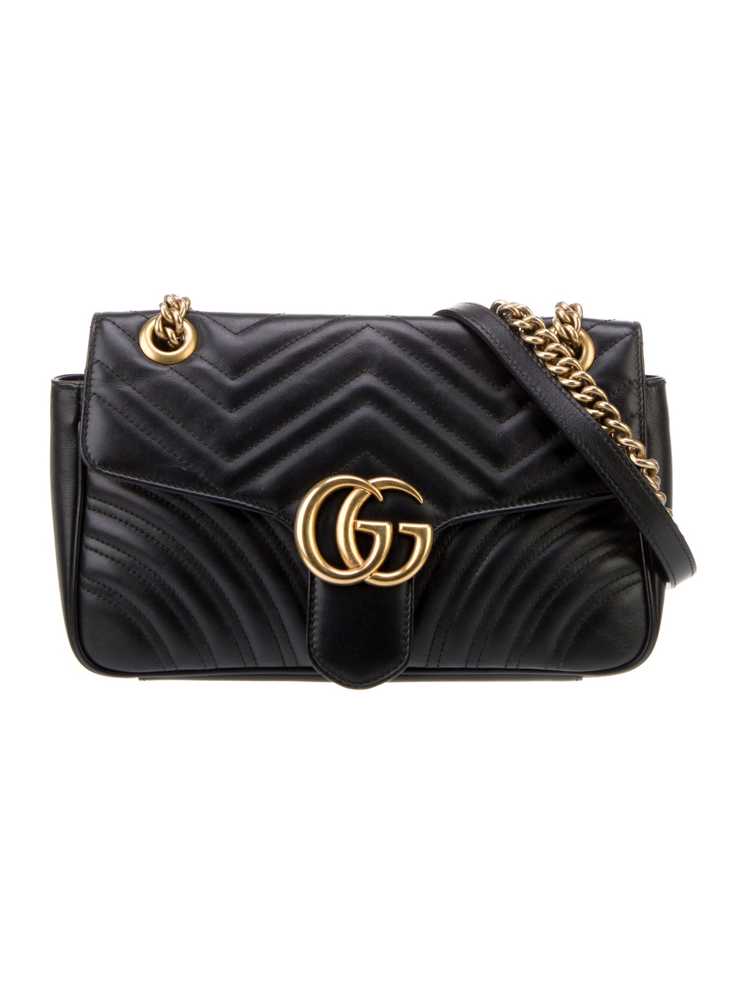 Gucci Style GG Marmont Double G Black detail 3