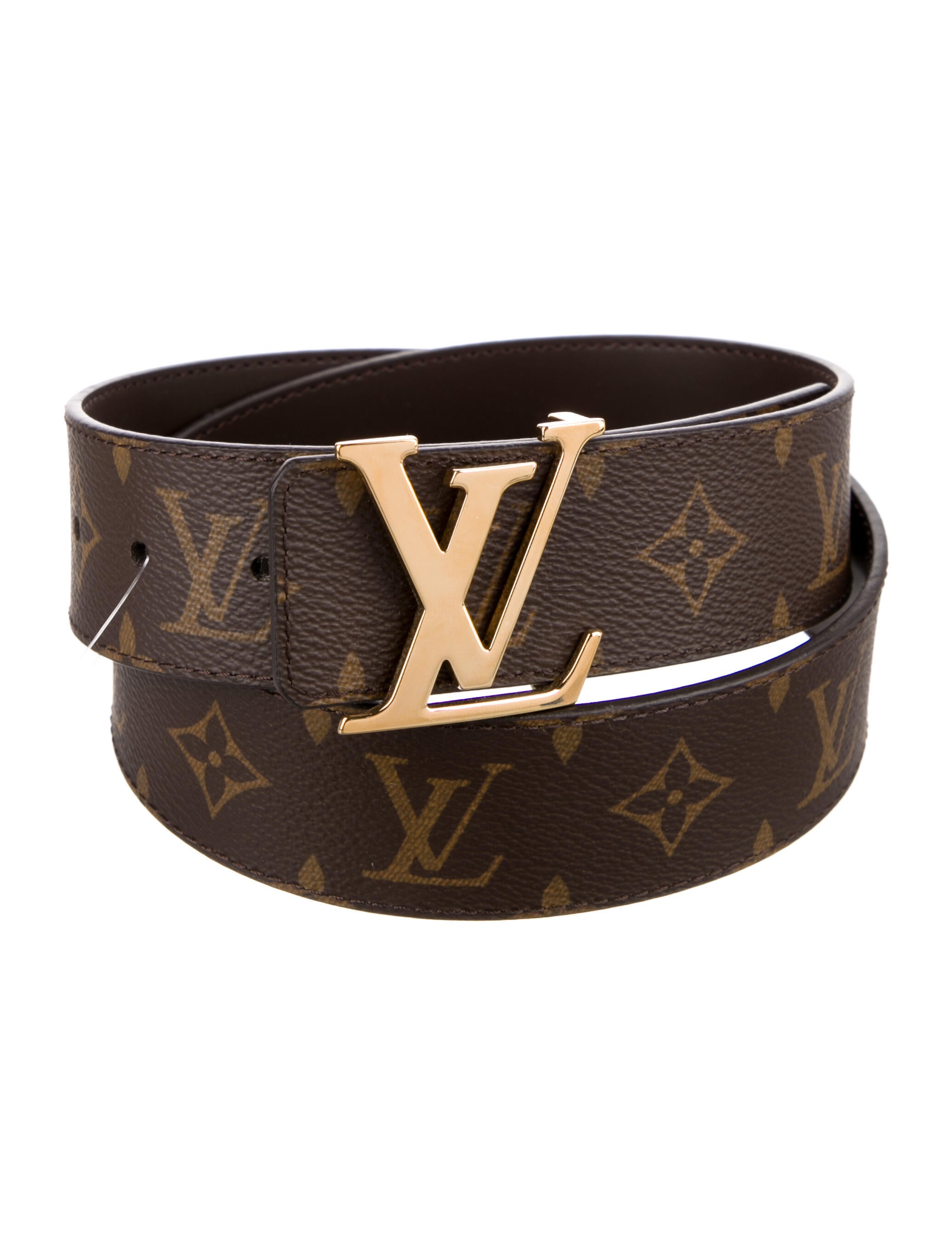 LV Style Signature Belt 30 Brown detail 2