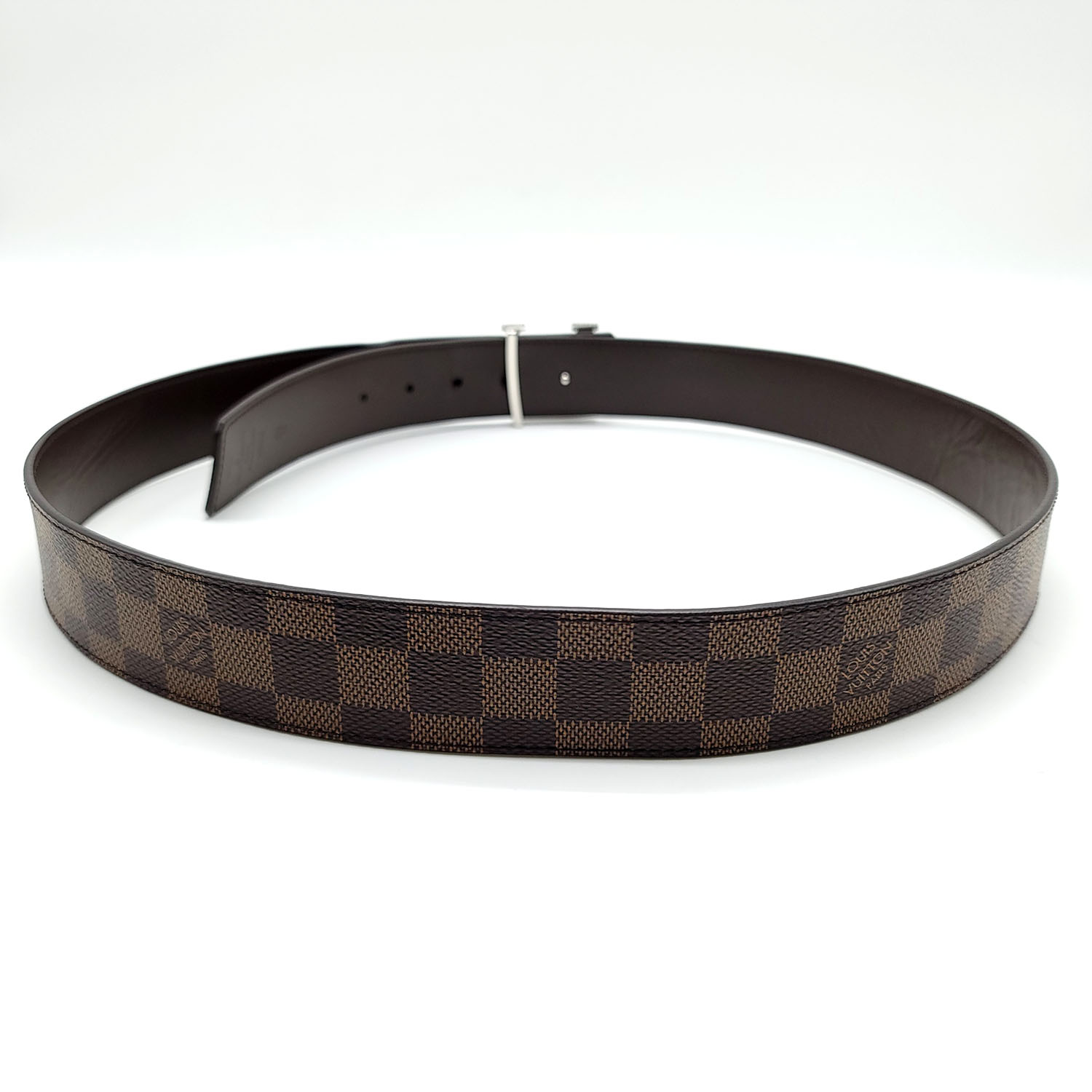 LV Style Initiales 40mm Damier Ebene detail 3