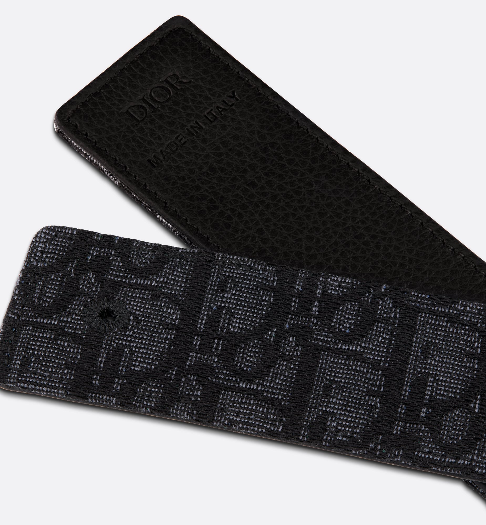 Dior Style Initials Reversible Belt 45 Black detail 3