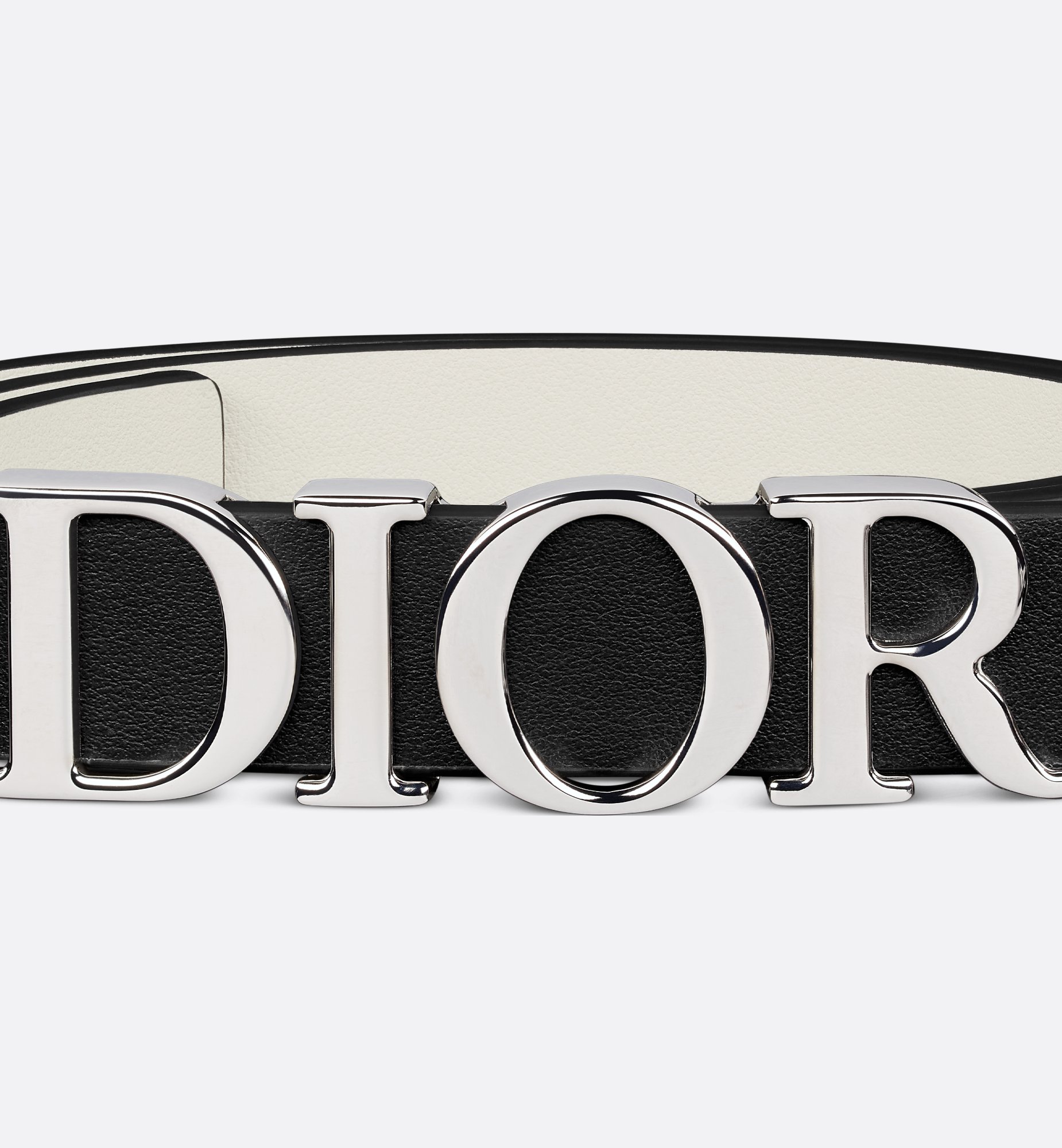 Dior Style Initials Reversible Belt 45 Black detail 4
