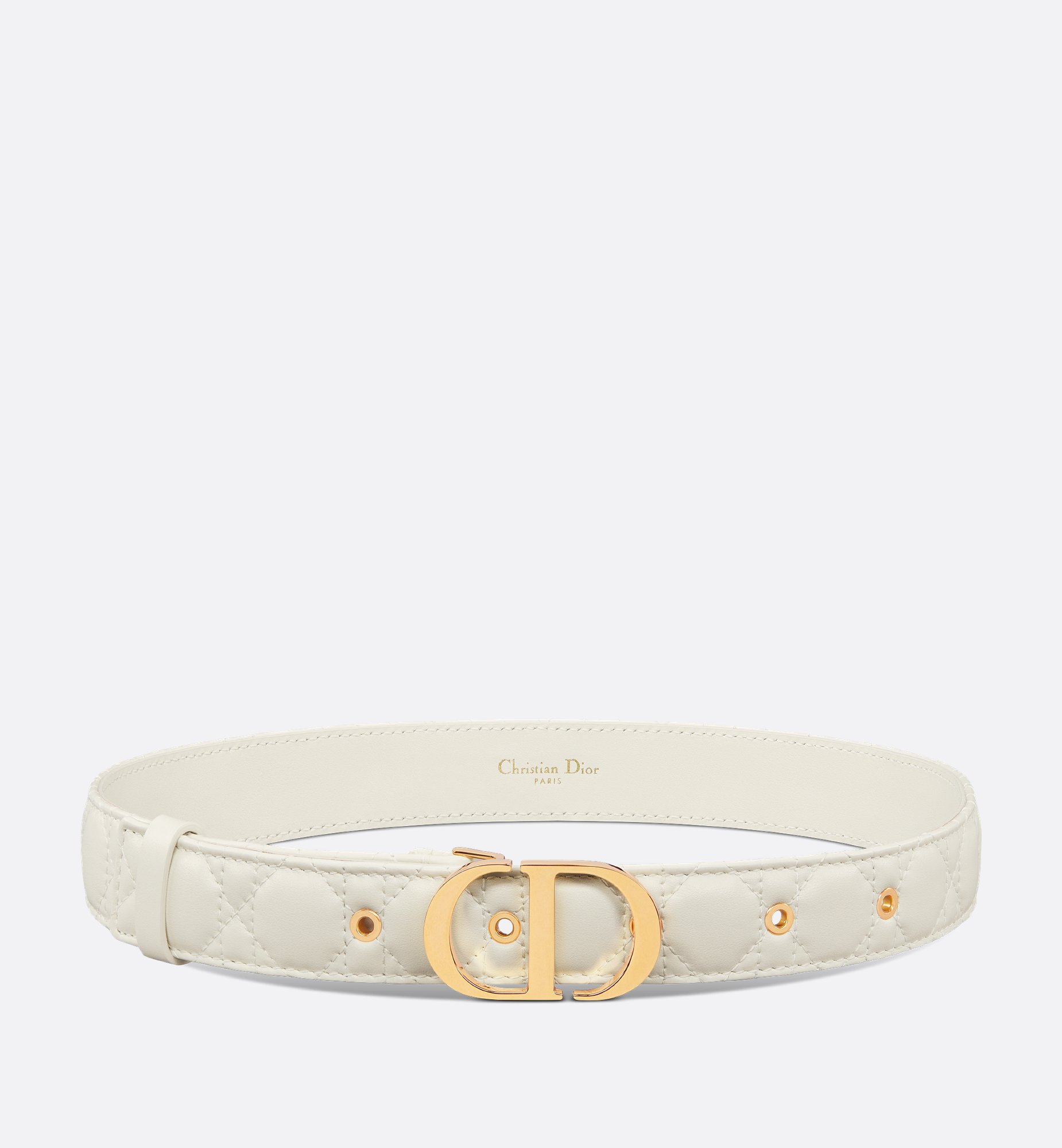 Dior Style Intreccio Belt 48 White detail 3