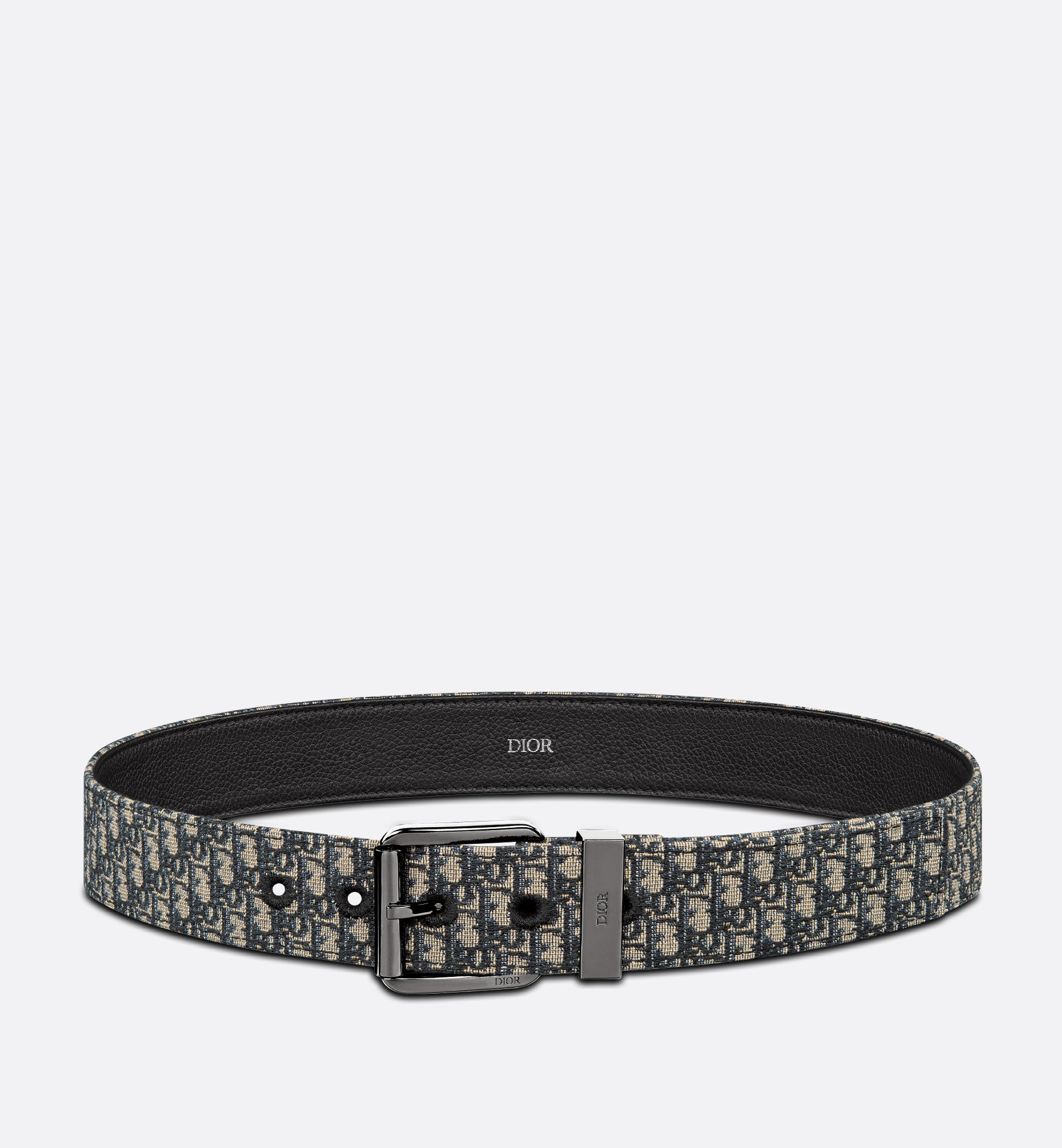 Dior Style Intreccio Belt 48 White detail 4