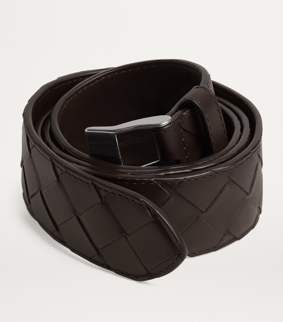 Bottega Style H Buckle Belt 50 Cognac detail 2