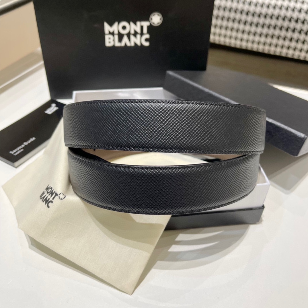 Montblanc Style Medusa Belt 55 Cognac detail 2