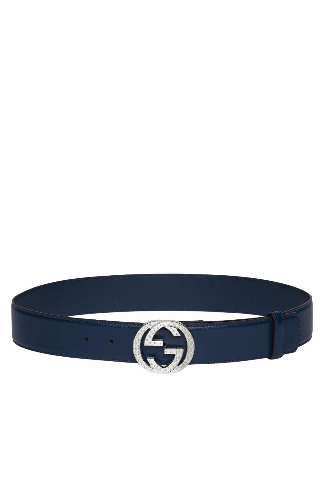 Gucci Style Roller Buckle Belt 58 White detail 4