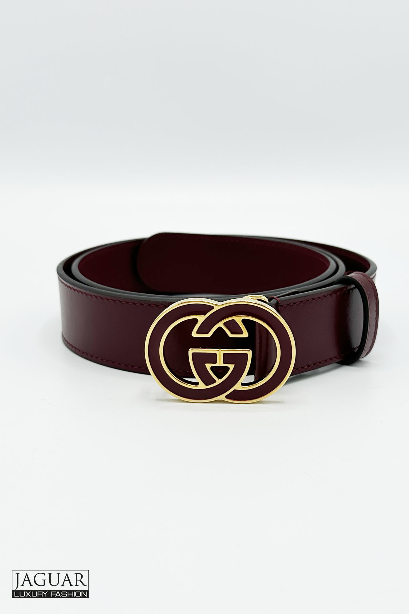 Gucci Style Signature Belt 76 Bordeaux detail 2