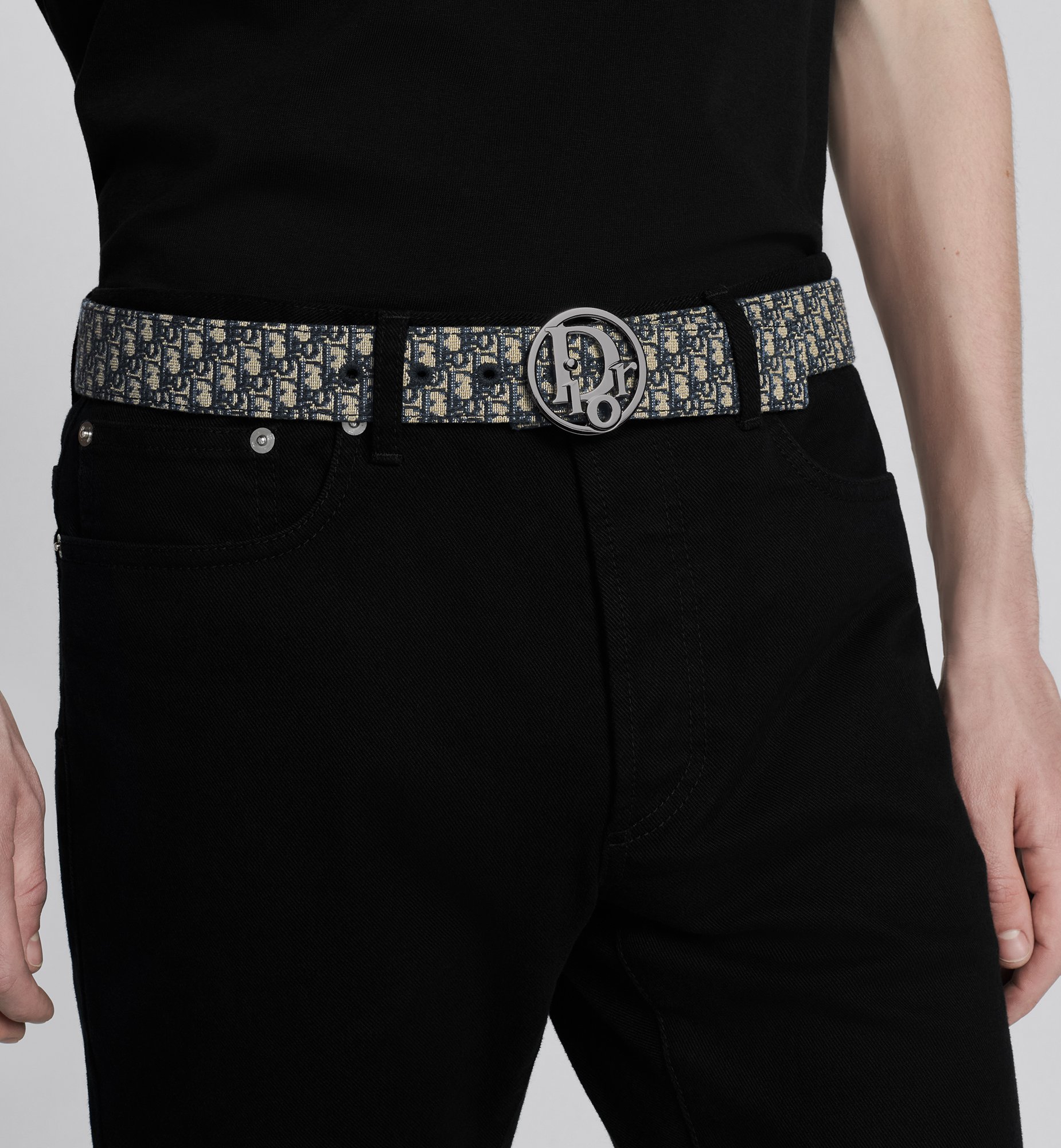 Dior Style GG Buckle Belt 69 Cognac detail 2