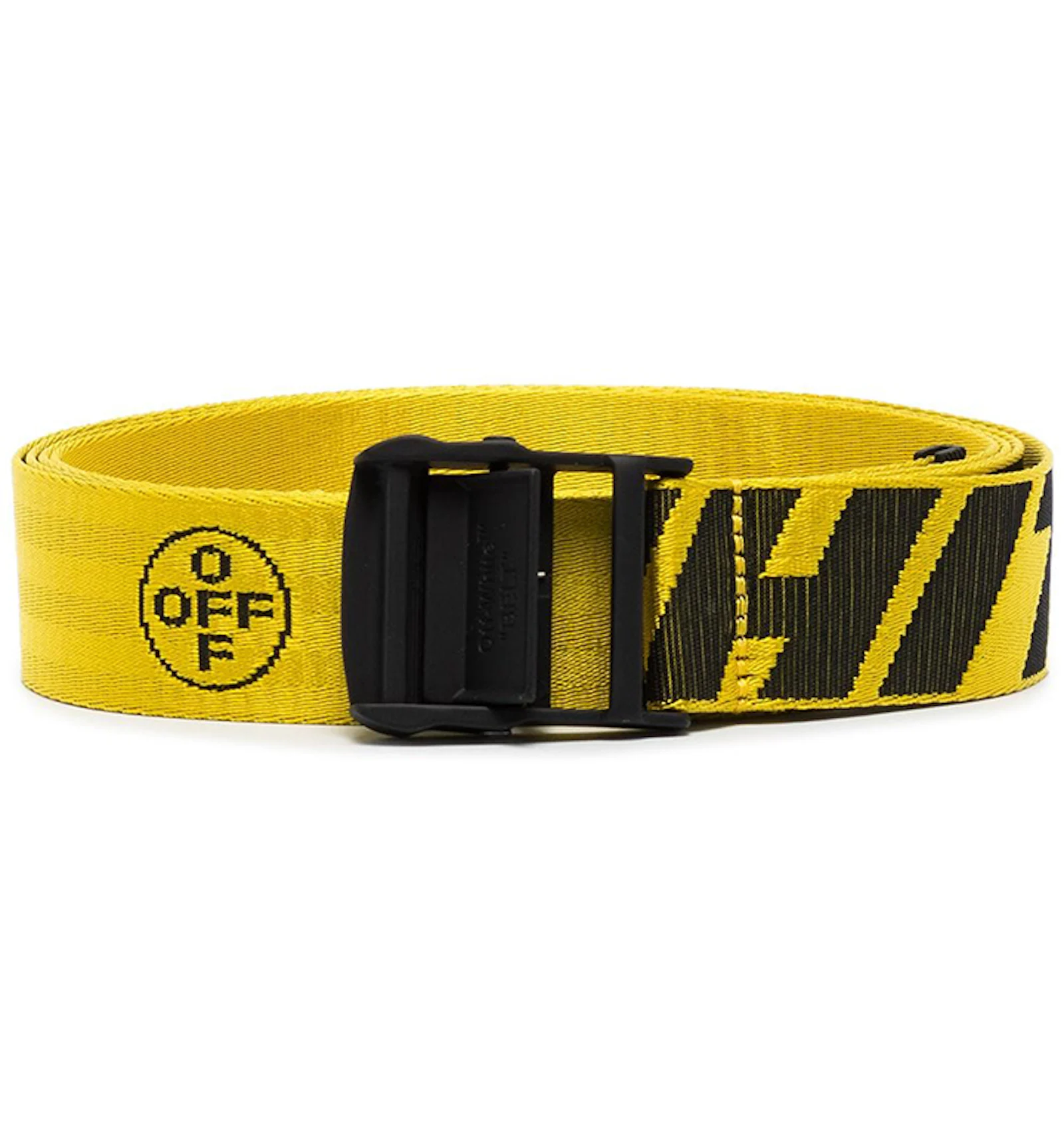 Off-White Style Industrial 2.0 Belt Yellow / Black detail 4