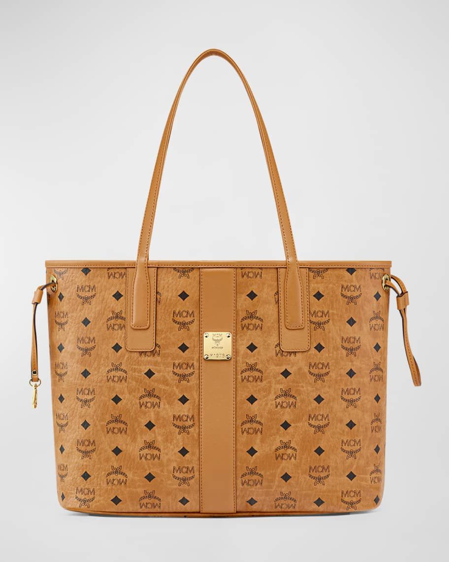 MCM Style Visetos Reversible Cognac / Black detail 2