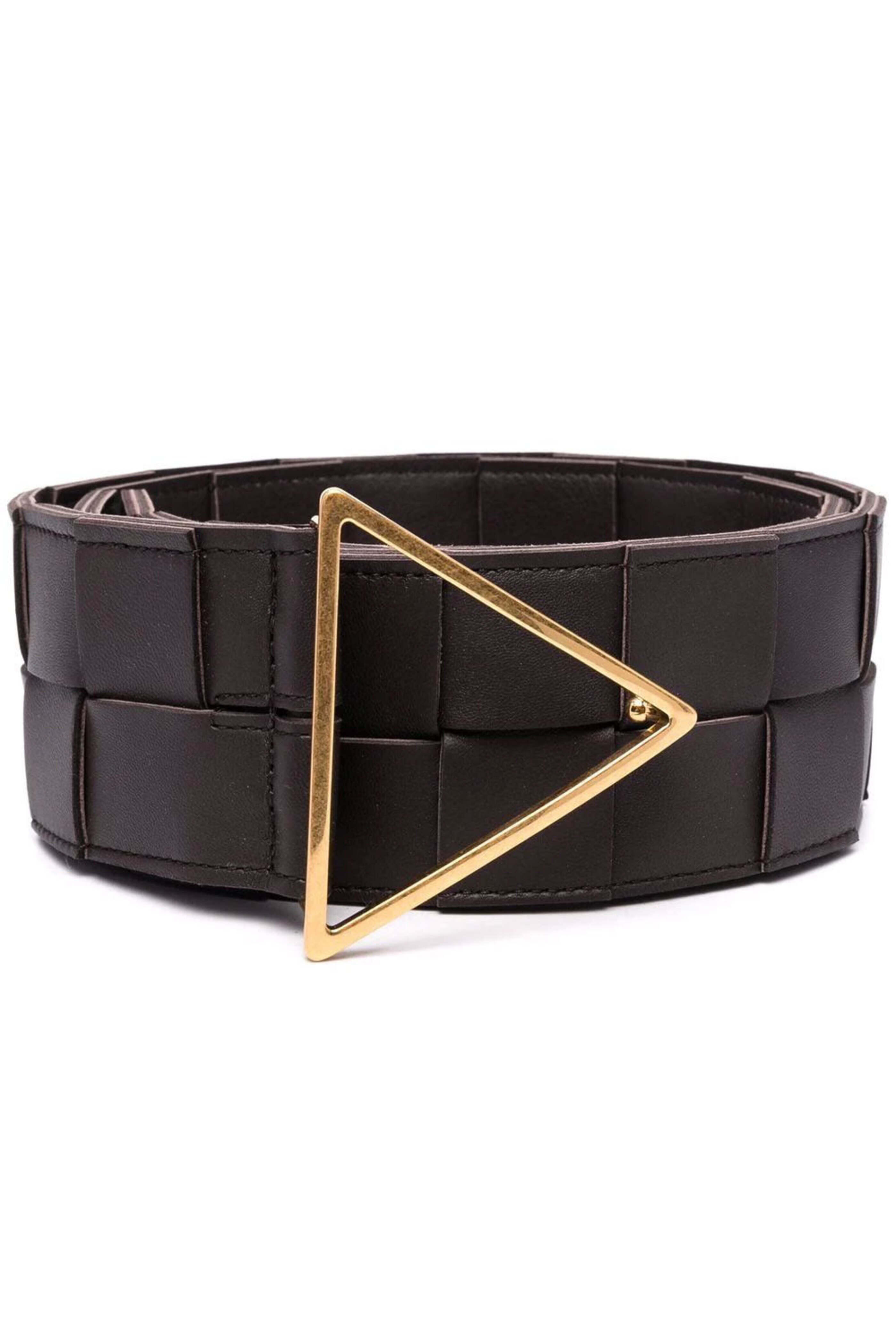 Bottega Style Intreccio Woven Belt Fondant detail 2