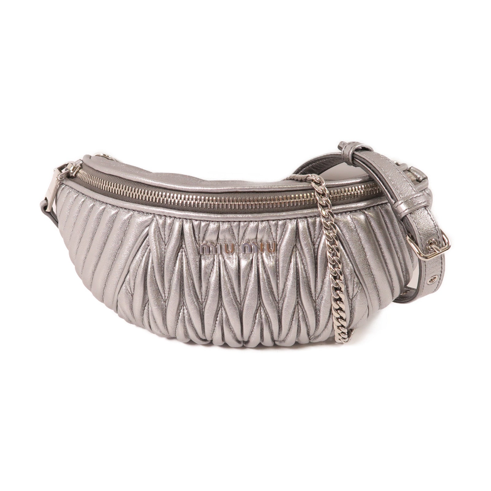 Miu Miu Style Silver Chain Waist Silver detail 2