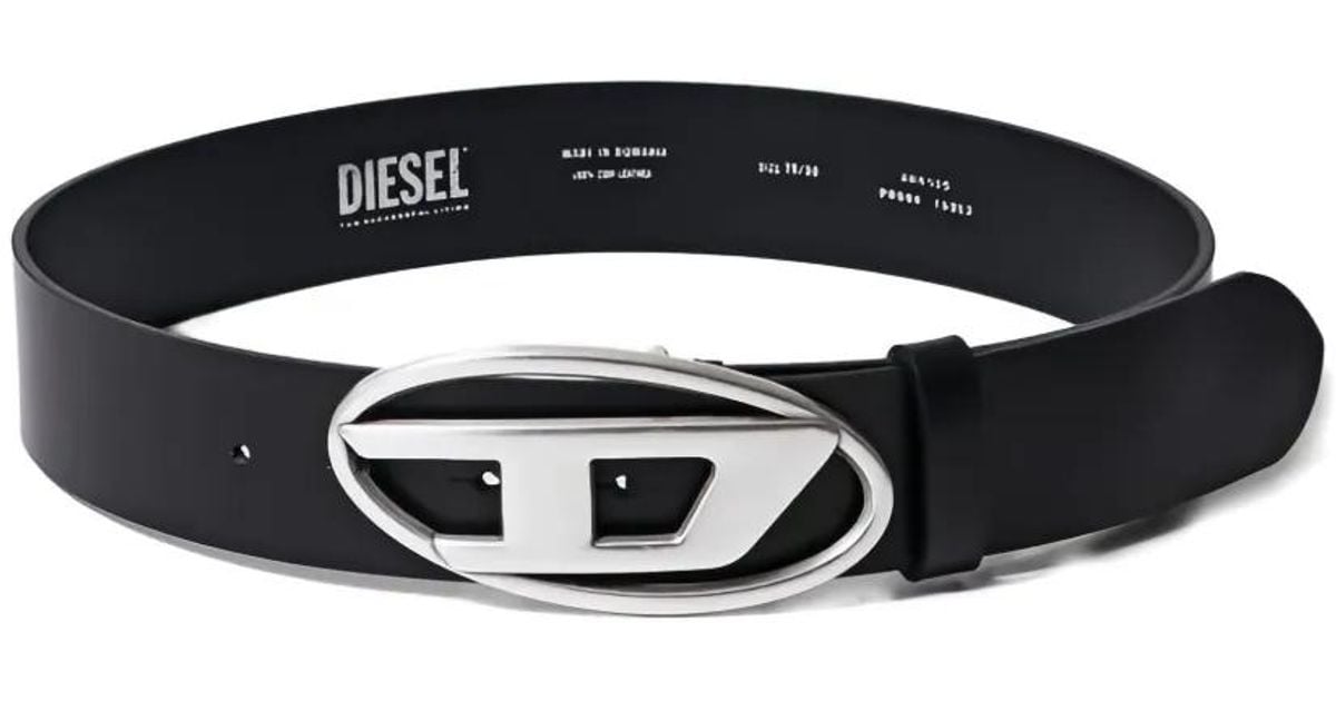 Diesel Style D-Logo Buckle Black detail 2