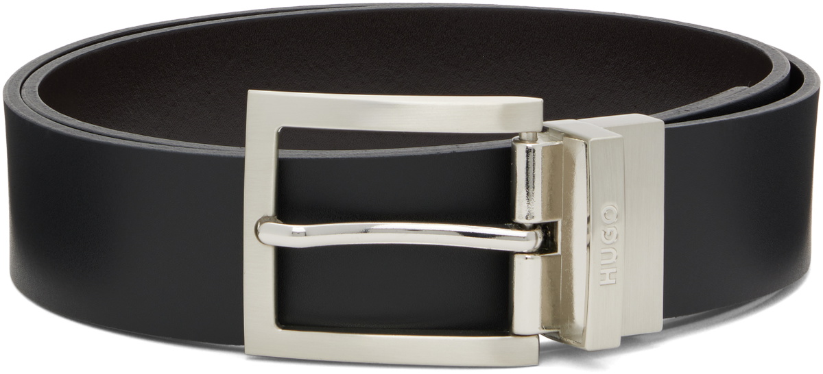 Hugo Boss Style Icon Reversible Black / Brown detail 4