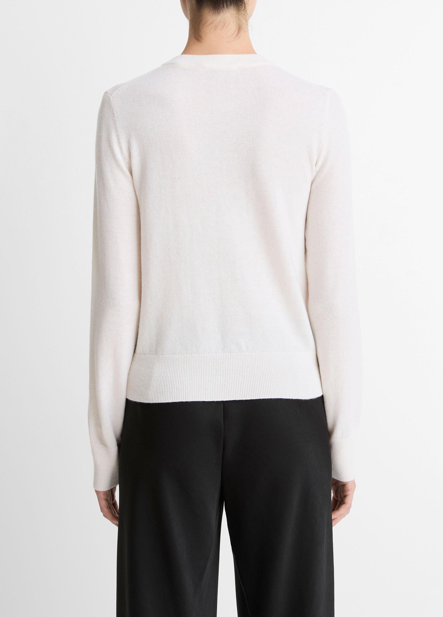 ALD Style Cashmere Crewneck 31 Off White detail 3