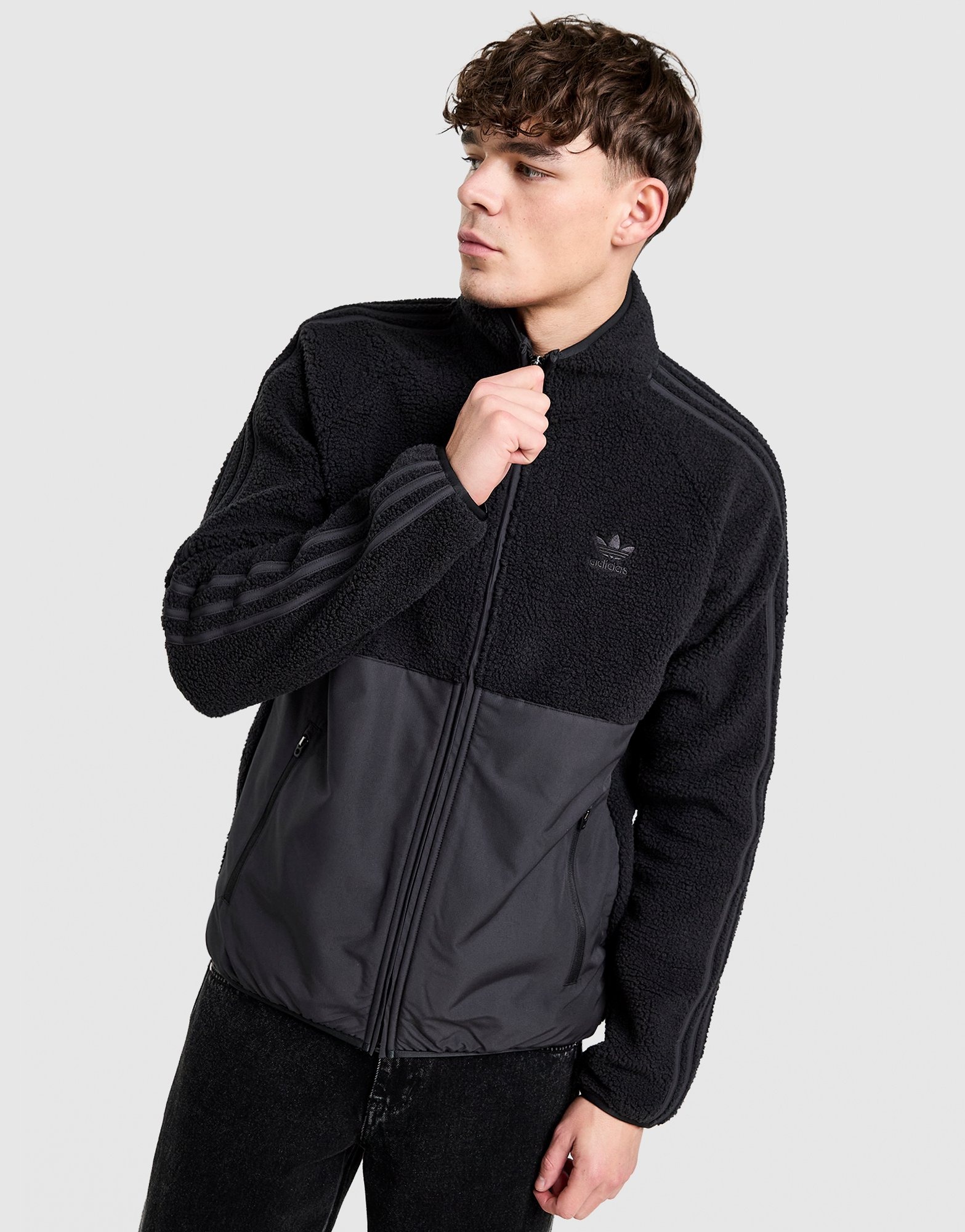 Represent Style Sherpa Full-Zip 207 Vintage Black detail 2