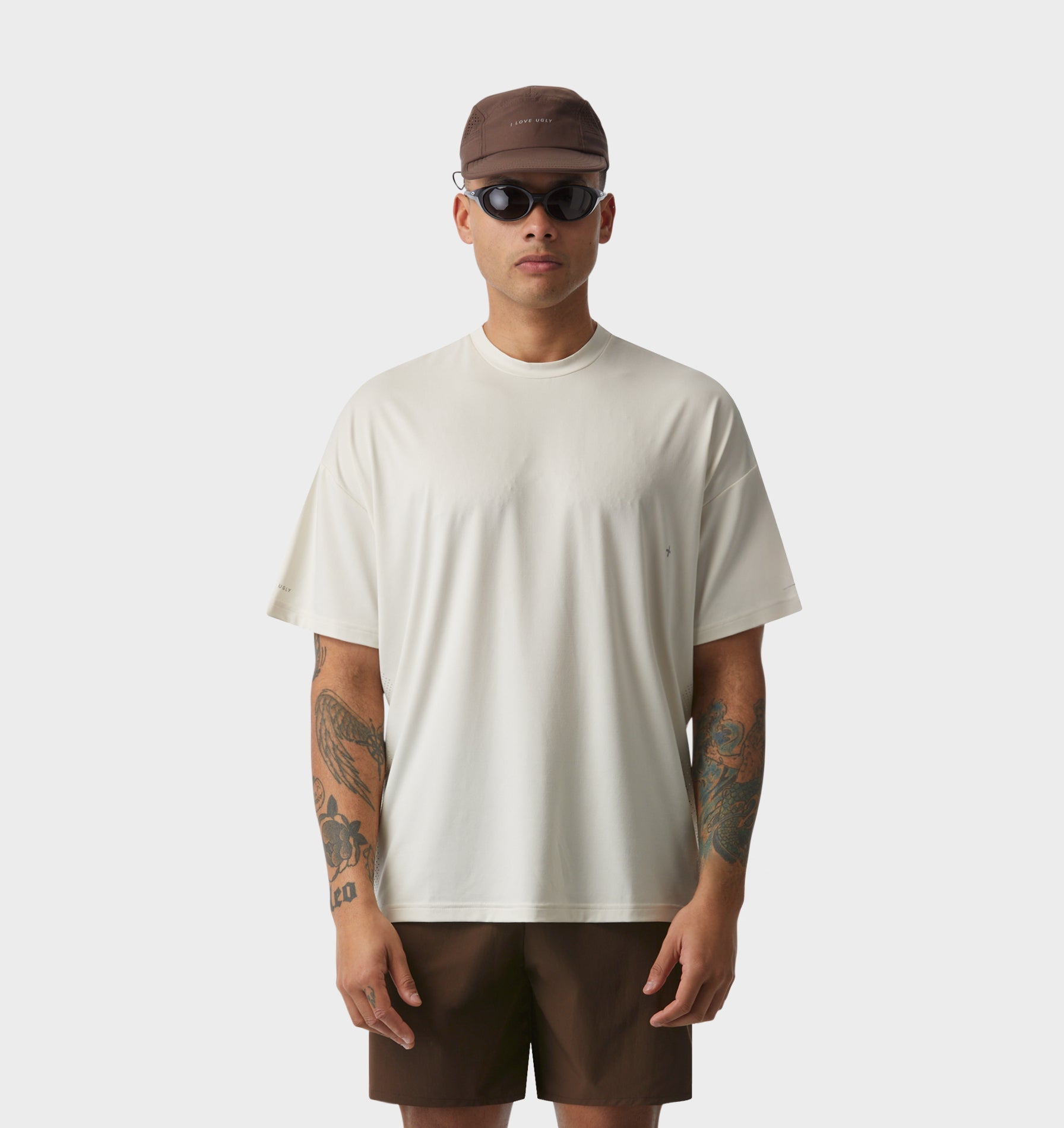 Off-White Style Box Logo Tee 34 Chocolate detail 2