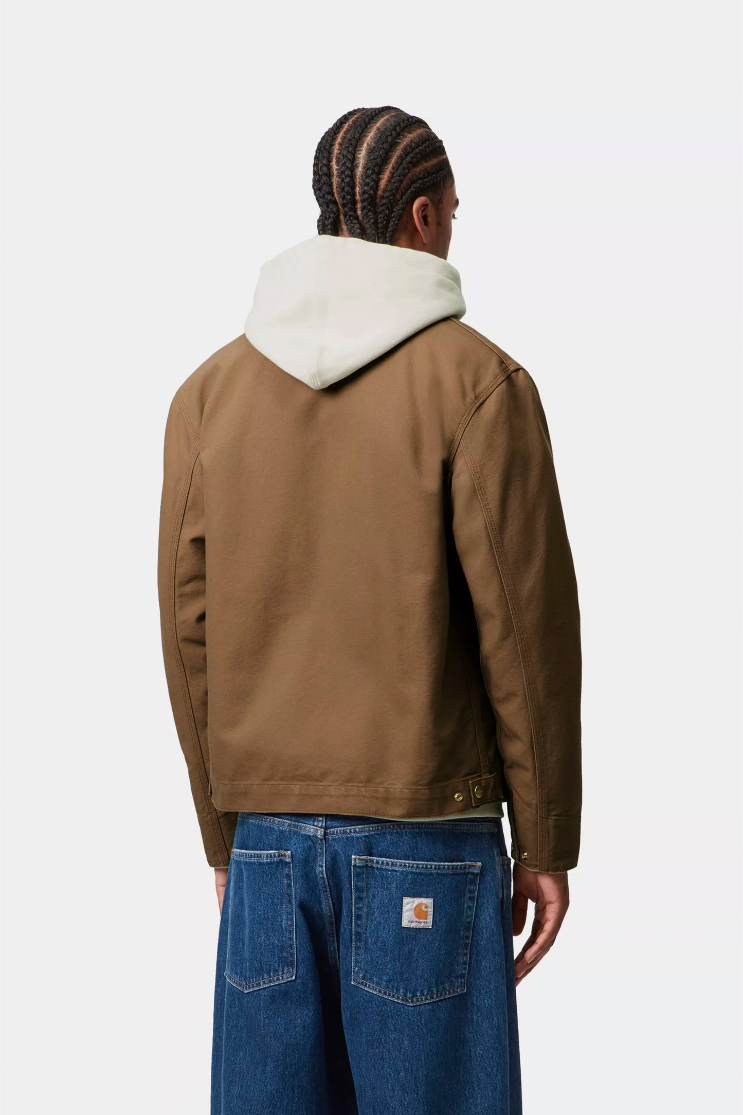 Carhartt WIP Detroit Jacket Hamilton Brown detail 2