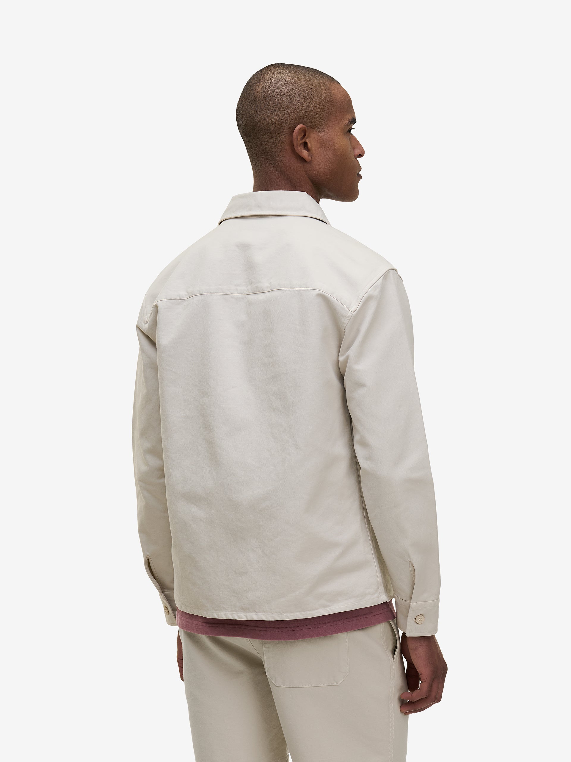 Essentials Style Overshirt 41 Bone detail 3