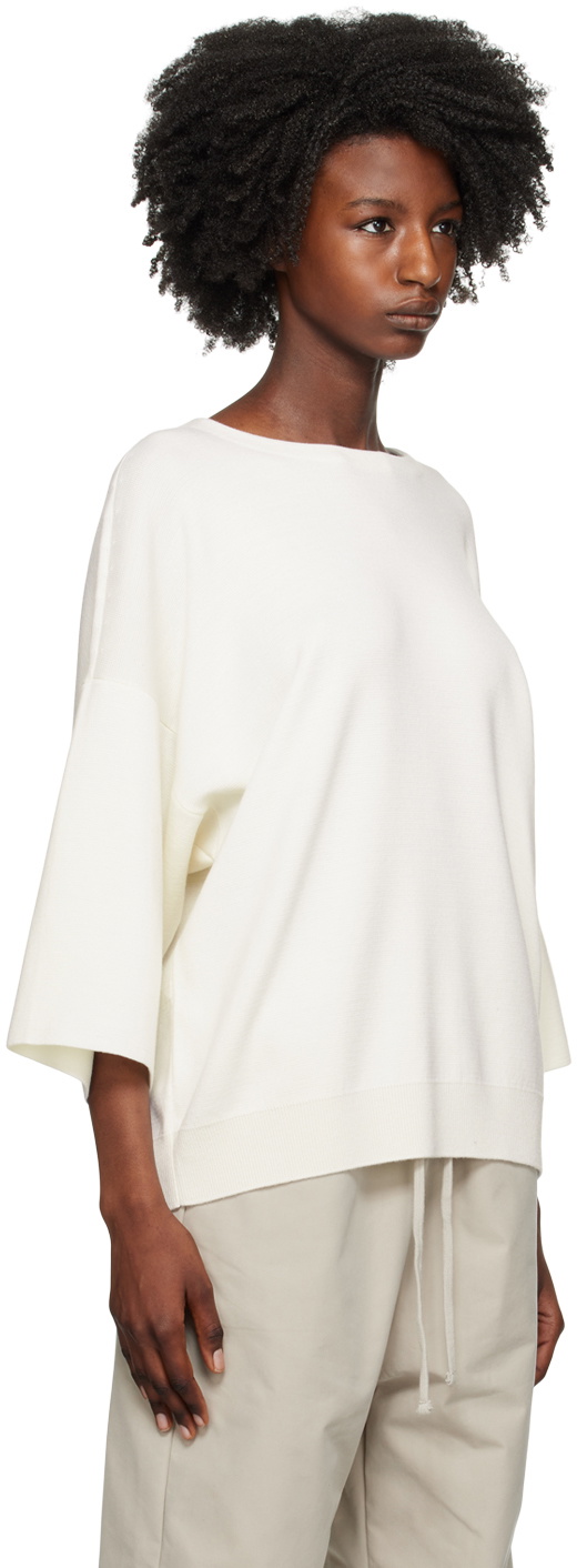 Fear of God Style Cashmere Crewneck 42 Off White detail 3