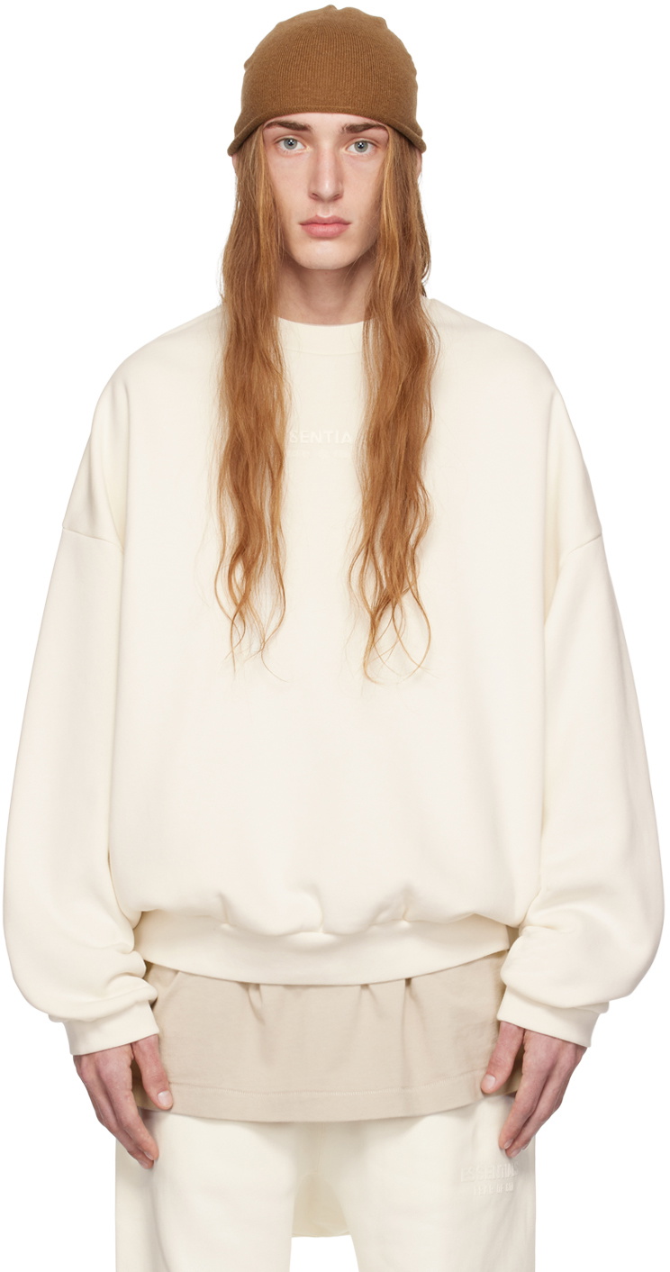 Fear of God Style Cashmere Crewneck 42 Off White detail 4