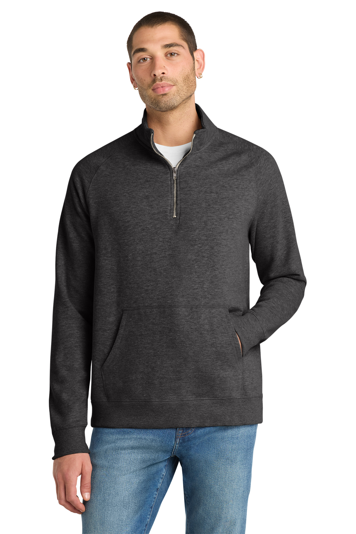 Palm Angels Style Fleece 1/4 Zip 46 Vintage Black detail 3