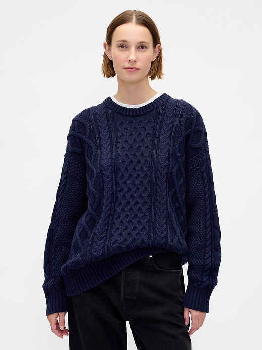 Yeezy Gap Style Knit Sweater 47 Navy detail 2