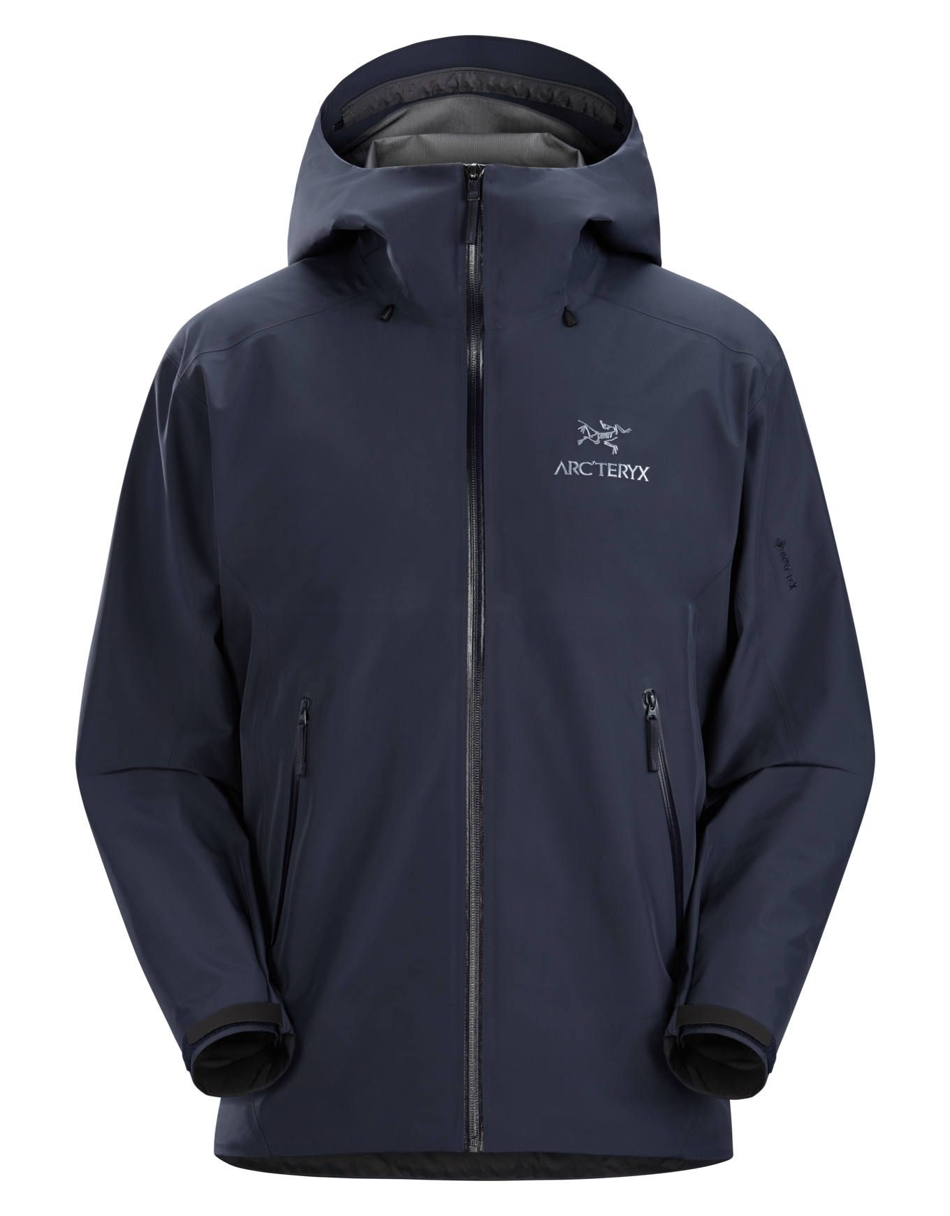 Arc Beta LT Shell Jacket Black Sapphire detail 2