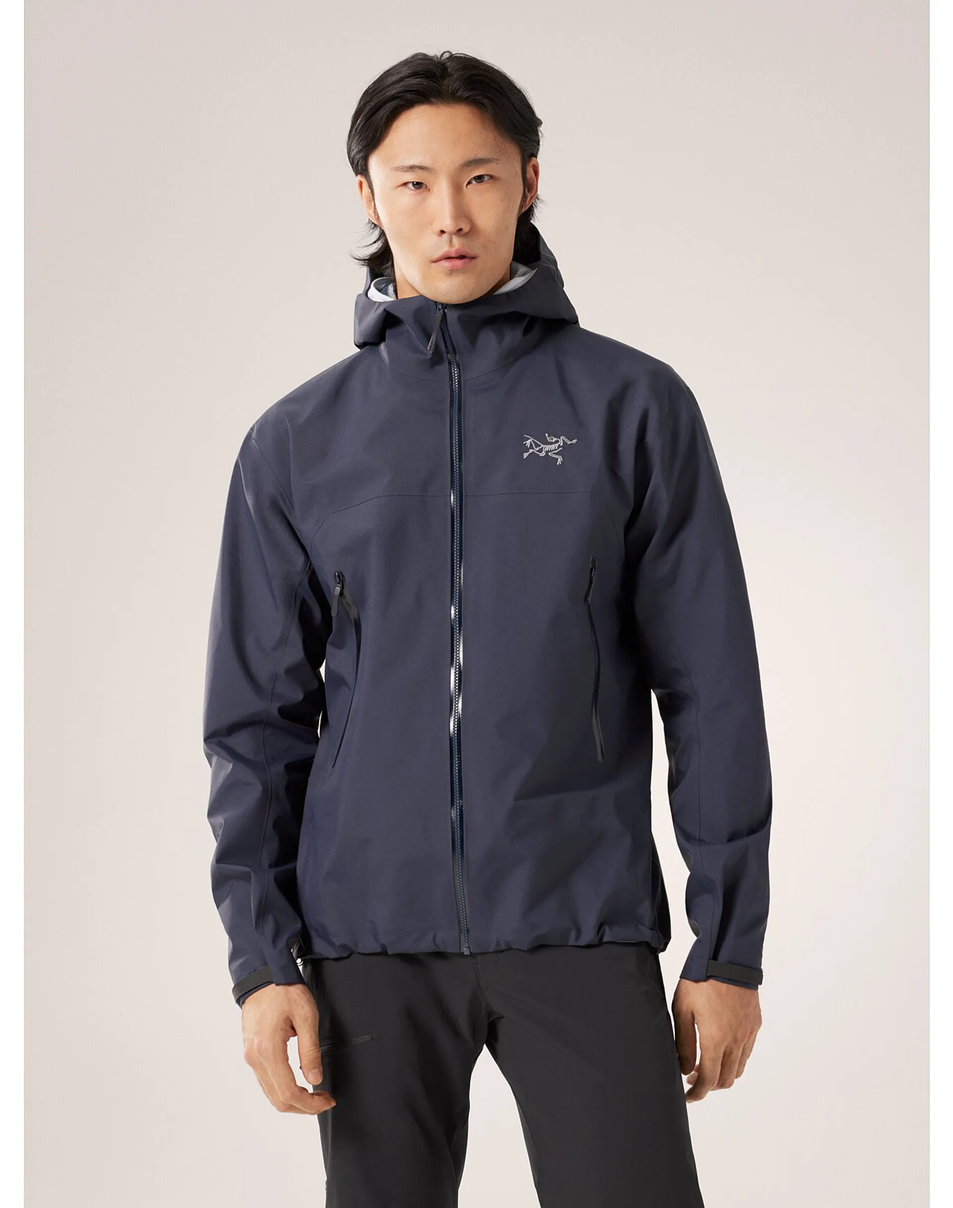 Arc Beta LT Shell Jacket Black Sapphire detail 4