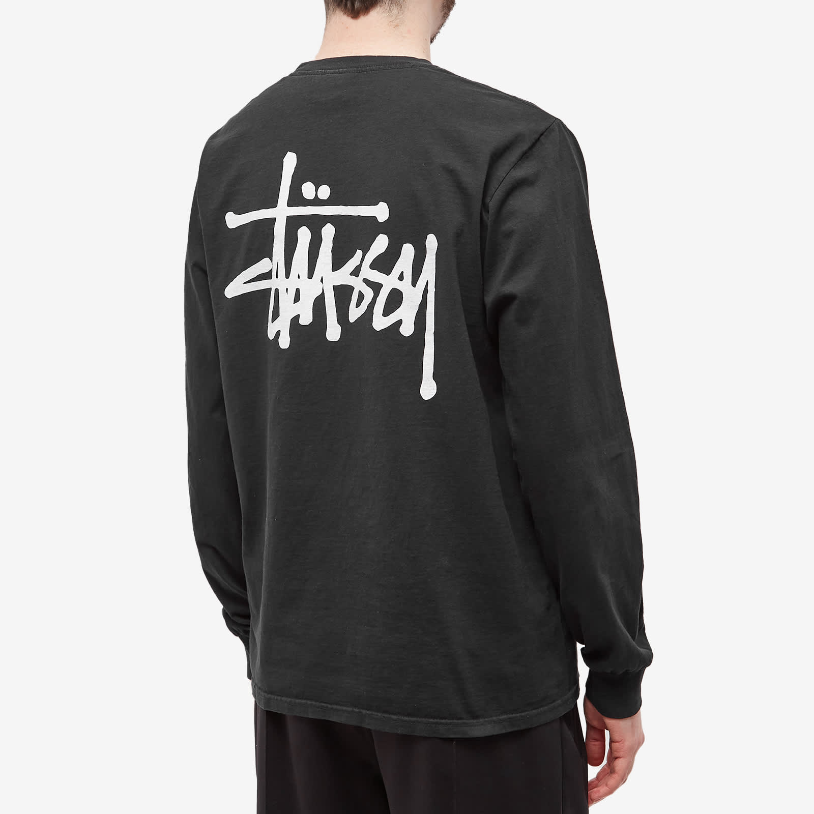 Stussy Style Long Sleeve Tee 50 Bone detail 2