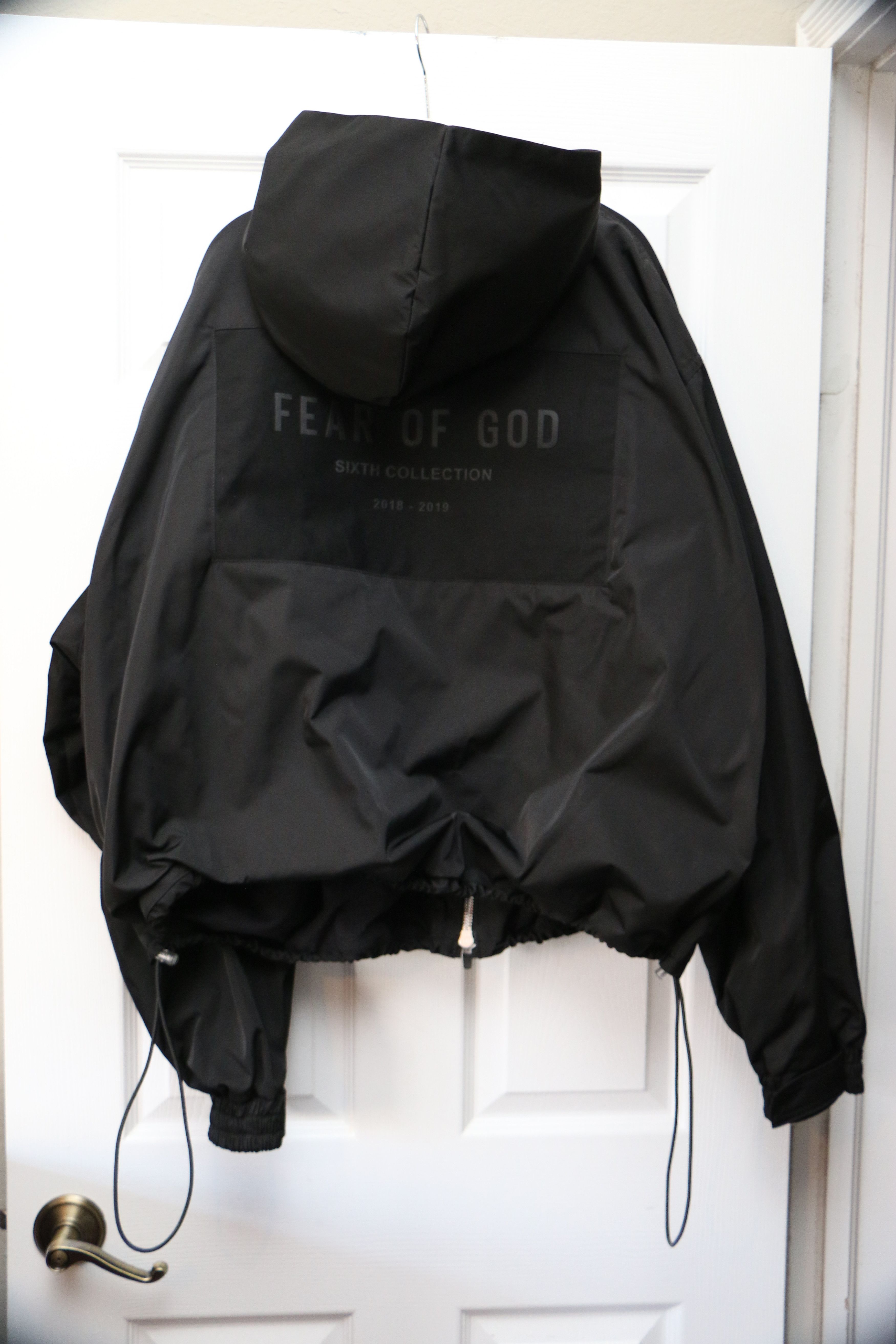 Fear of God Style Windbreaker 106 Stone detail 2
